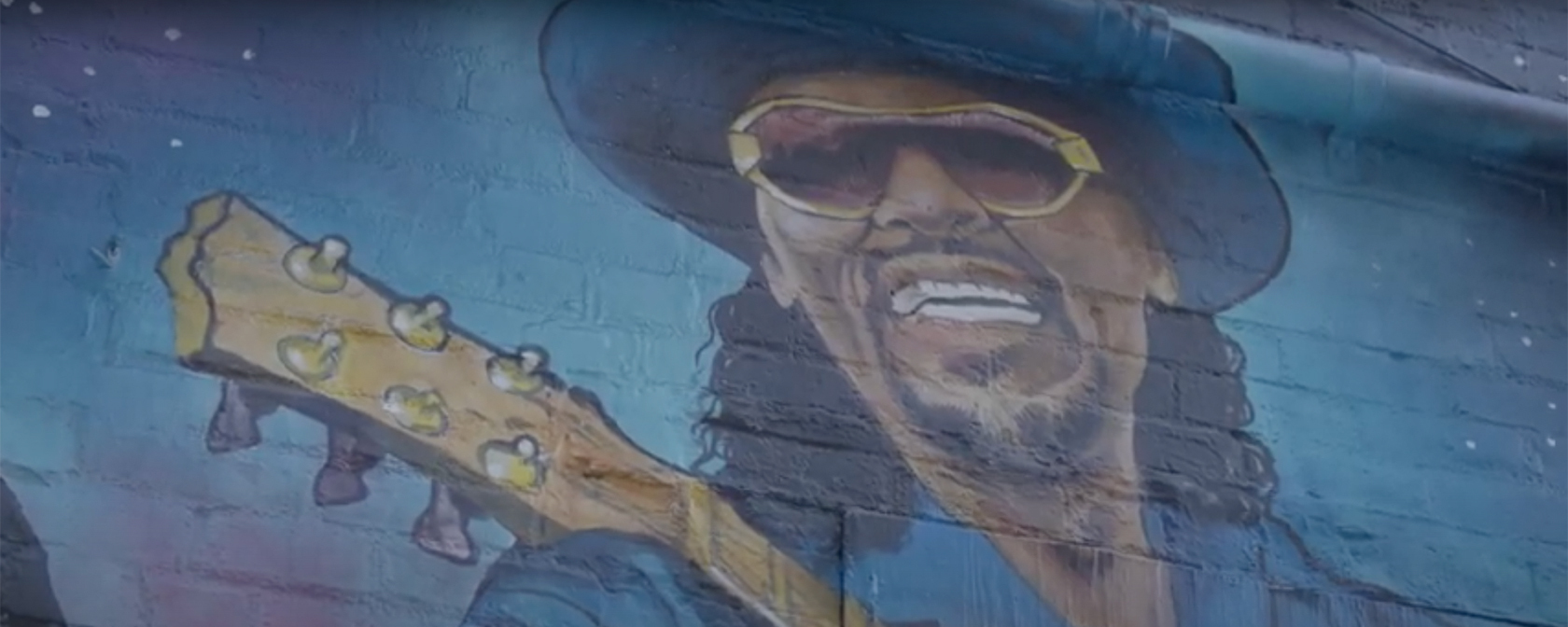 Grandfather of Go-Go Chuck Brown Mural by Aniekan Udofia